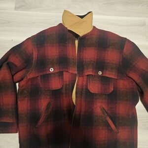 Woolrich Plaid Wool Jacket